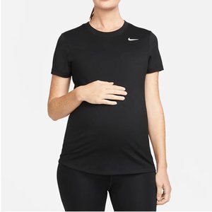 Black Nike (M) Maternity Dri-Fit T-Shirt Medium